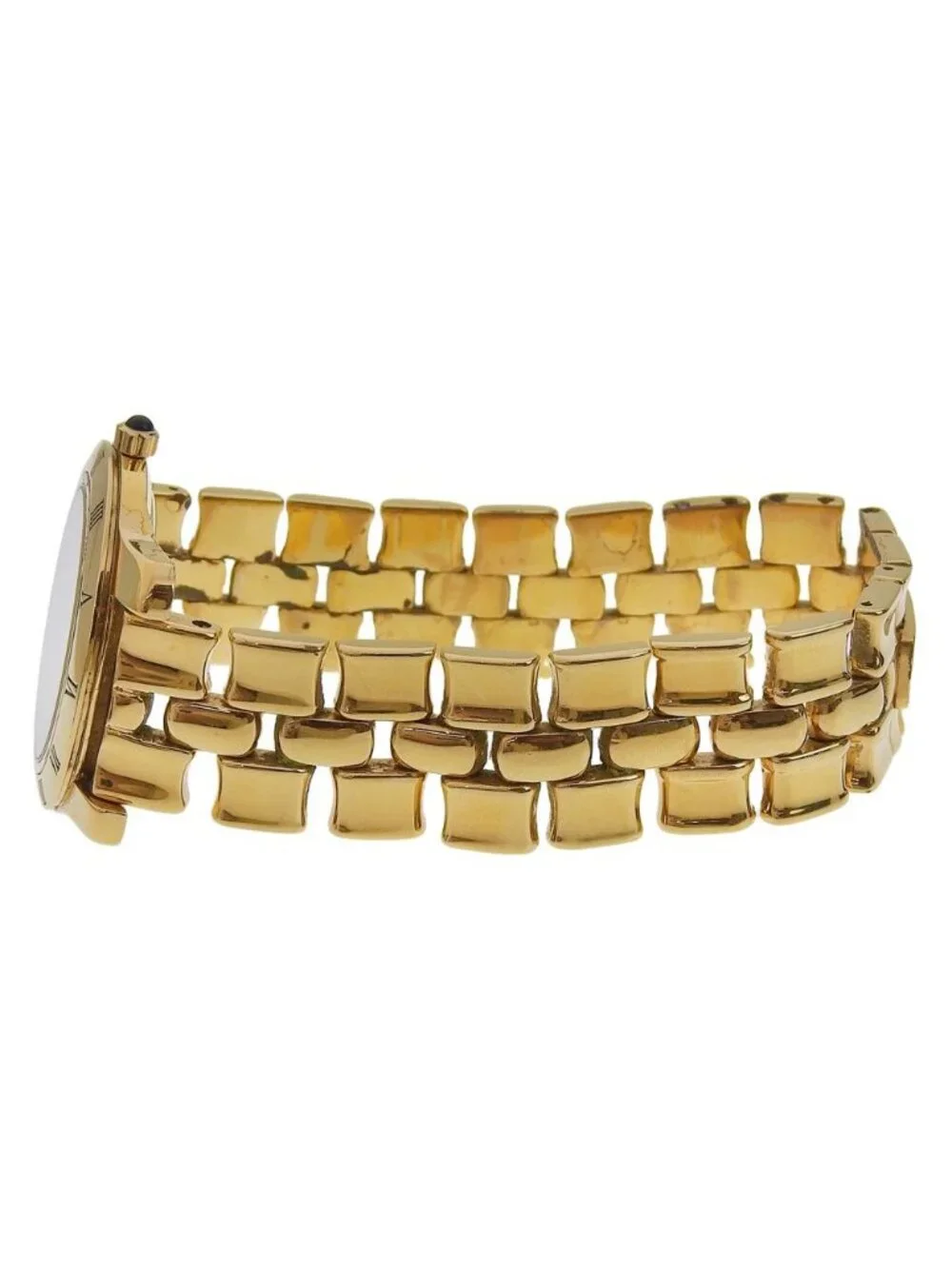 Fendi Gold Plated Quartz Analog Display Boys Ivory Dial Watch